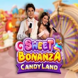 Sweet Bonanza Candy Land Live online game logo by Pragmatic Play on spin-macho.org.pl