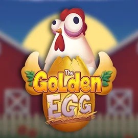 The Golden Egg slot logo by Spinmatic at Spinmacho Casino